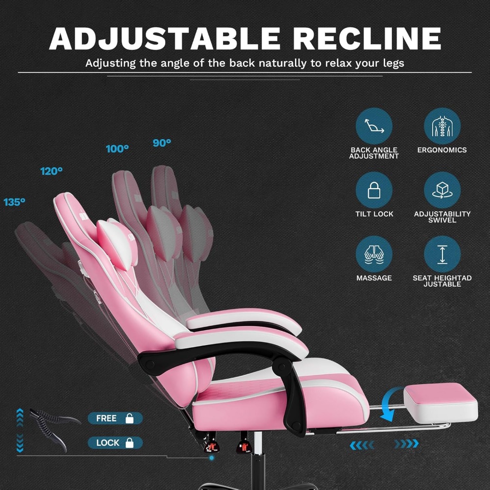 Ergonomische Gaming-Stühle für – Massage Bewertung und Preis