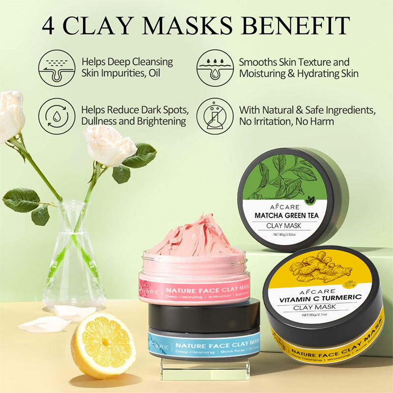 4-teiliges Ton-Gesichtsmasken- – Green Tea Cleansing Clay Mask Bewertung und Preis