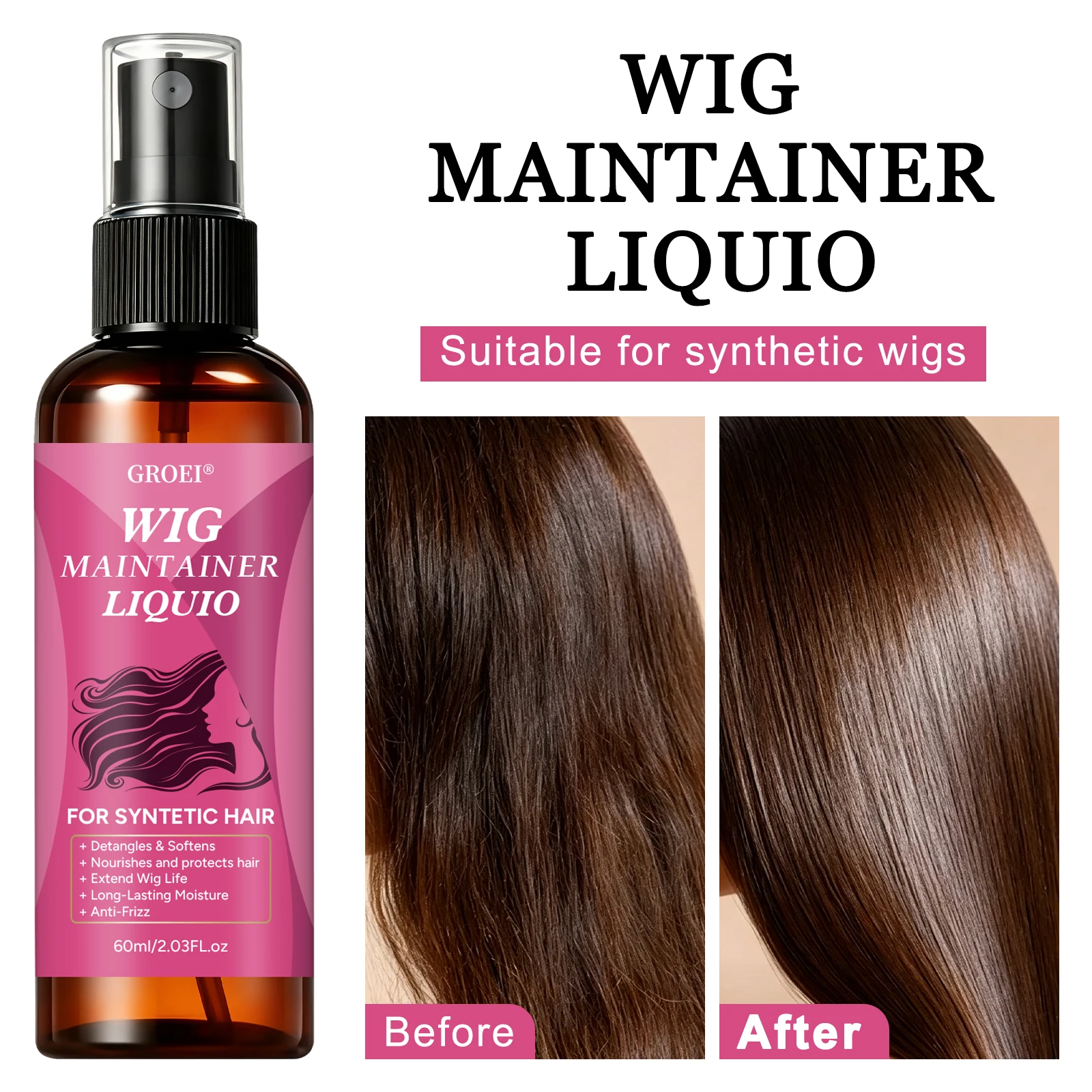 GROEI Anti-Frizz Perückenpfleg – Hair Care Bewertung und Preis