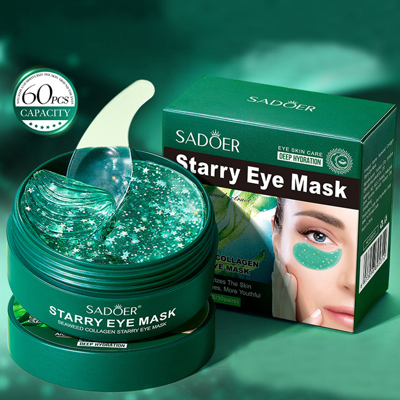 60 Stück/Box Seaweed Collagen  – Collagen Under Eye Patches Bewertung und Preis