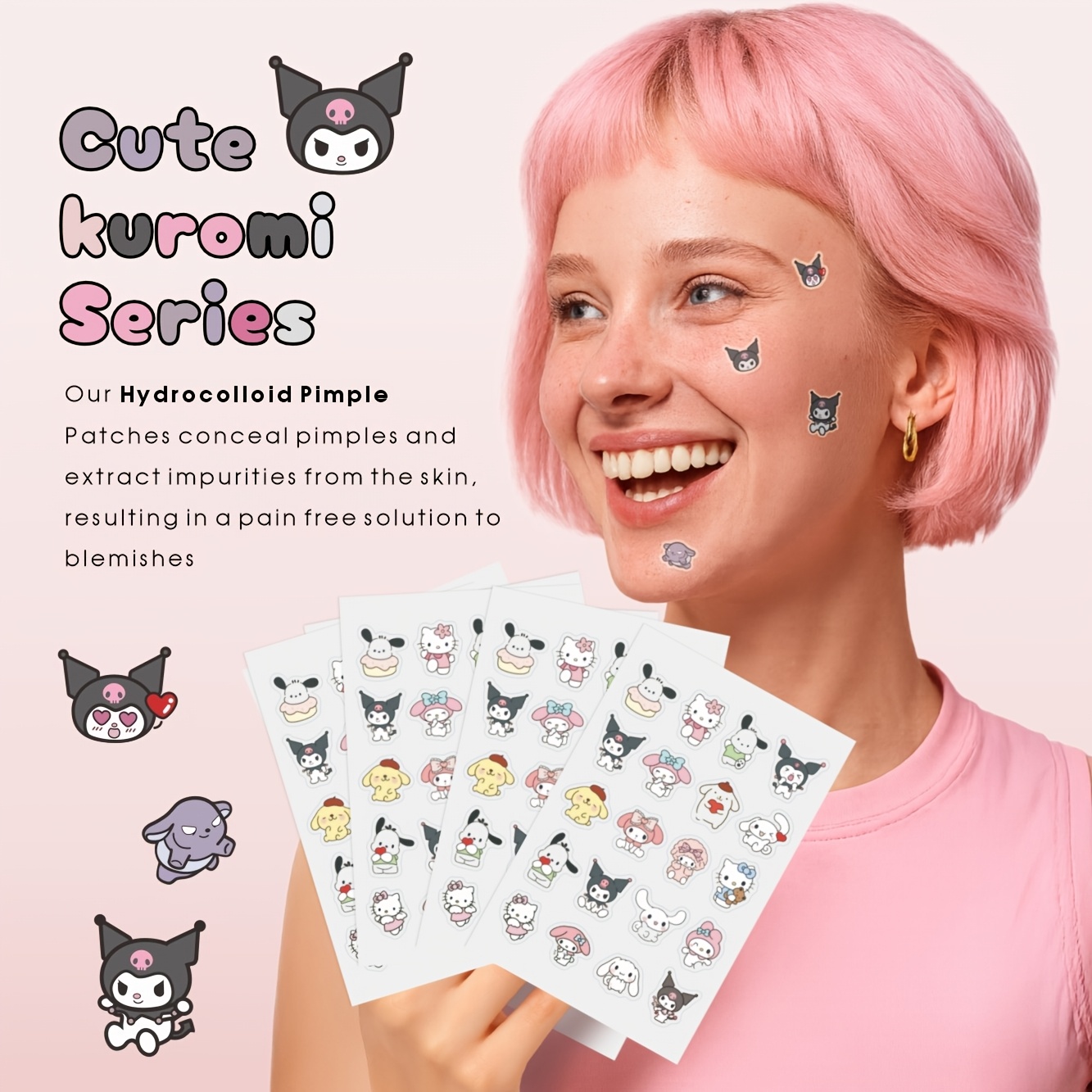 20/80 Stück Sanrio Hello Kitty – Hydrocolloid Pimple Patch Bewertung und Preis