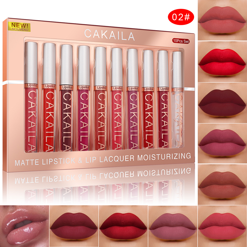 4 Stück/10 Stück/Set Nude Lipg – Matte Velvet Lip Tint Long Lasting Bewertung und Preis