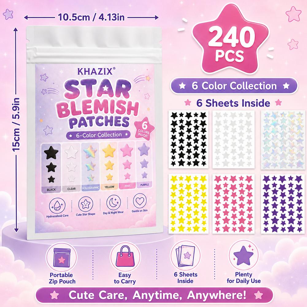 240 Stück Sternförmige Pickelp – Hydrocolloid Pimple Patch Bewertung und Preis