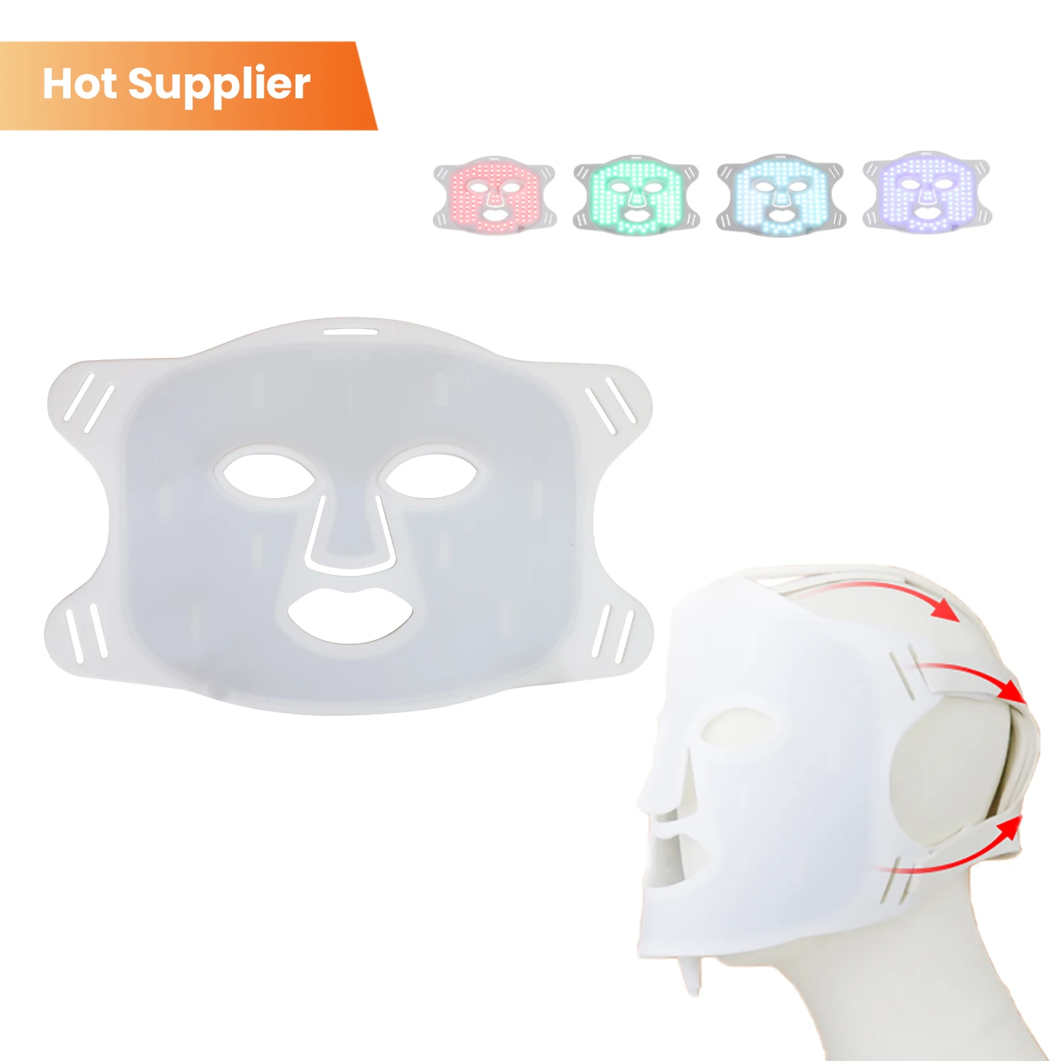 Professionelle 4-Kern-Silikon  – Led Light Therapy Face Mask Bewertung und Preis