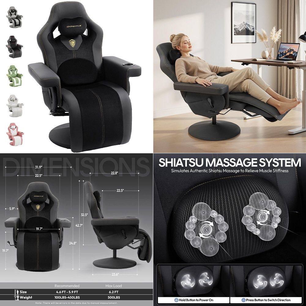 M6 Gaming-Stuhl mit Klimasteue – Massage Bewertung und Preis