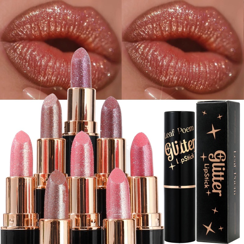 Metallic-Glitzer-Lippenstift,  – Matte Velvet Lip Tint Long Lasting Bewertung und Preis