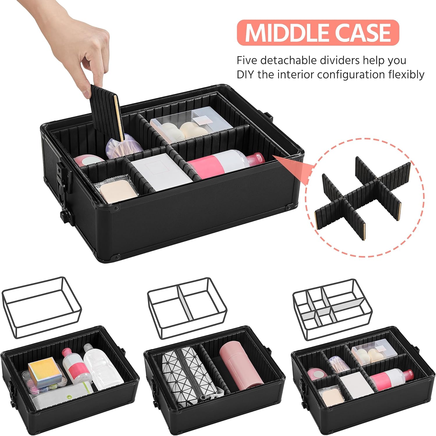 Rollender Make-up-Koffer, Kosm – Makeup Bewertung und Preis