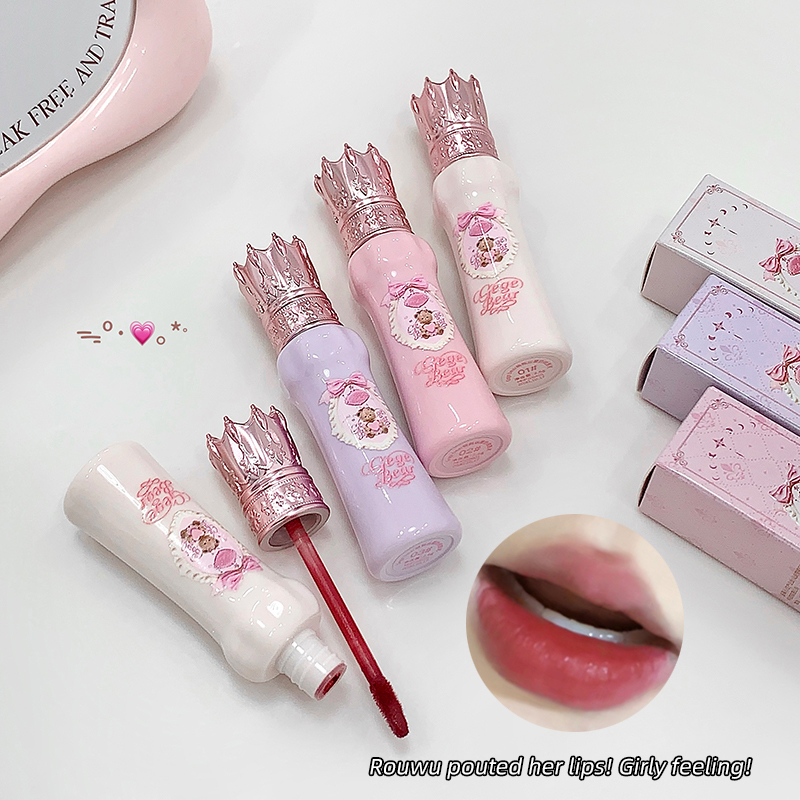 Gege Bear Samt-Matter Lippenst – Matte Velvet Lip Tint Long Lasting Bewertung und Preis